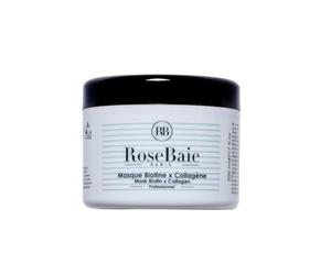 ROSEBAIE | Masque Réparateur Biotine et Collagène | Revitalisant et Hydratant | Cheveux très abîmés | Pointes Fourchues | Facilite le Démêlage | Diminue la Casse