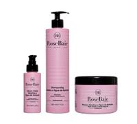 ROSEBAIE | Routine Figue de Barbarie et Kératine | Sébo Régulation et Hydratation | Shampoing 500ml | Masque 500ml | Sérum 100ml