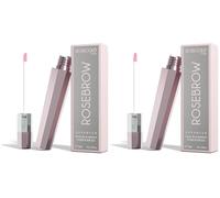 ROSEBROW Advanced Sérum de Croissance pour Sourcils Naturel par ROSEGOLD, Serum Sourcils Pousse +fournis +longs +épais, Fabriqué en France, sans hormone, Vegan (Cure 1 mois) (Lot de 2)