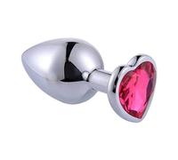 Rosebud forme coeur LARGE rose foncé