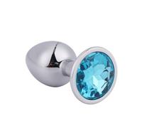 Rosebud Metal bijou Bleu clair taille LARGE