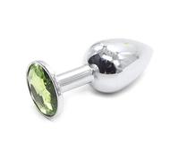 Rosebud Metal bijou vert clair taille LARGE