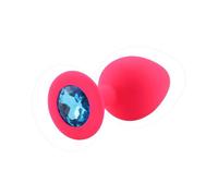 Rosebud silicone rose bijou Bleu clair MEDIUM