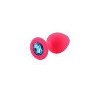 Rosebud silicone rose bijou bleu clair SMALL