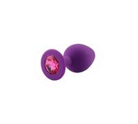 Rosebud silicone violet bijou rose foncé LARGE