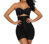 ROSEEONNE 2pcs Butt Lifting Shapewear for Women Tummy Control Faja Shorts Hip Enhancer Shapewear Shorts Thigh Slimmer Lingerie sculptante(Svart,XL)