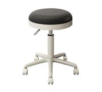 ROSEEONNE Chaise à Tabouret Roulant Rond avec Roues pivotantes | Tabouret roulant réglable, for clinique, spa, bureau, bar, café tabouret roulettes