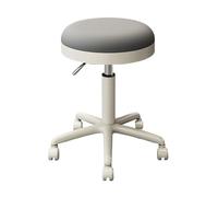 ROSEEONNE Chaise à Tabouret Roulant Rond avec Roues pivotantes | Tabouret roulant réglable, for clinique, spa, bureau, bar, café tabouret roulettes