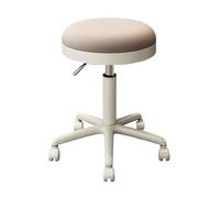 ROSEEONNE Chaise à Tabouret Roulant Rond avec Roues pivotantes | Tabouret roulant réglable, for clinique, spa, bureau, bar, café tabouret roulettes