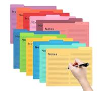 ROSEEONNE dossier Chemises colorées for le classement et le stockage des documents de bureau, porte-documents 12 pièces, papier for factures, documents, lettres et dossiers reçus classeur