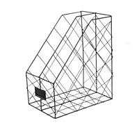 ROSEEONNE porte journaux Organiseur de bureau moderne for magazines, porte-revues double couche en maille de fer, idéal for le bureau à domicile ou le salon. porte-magazine