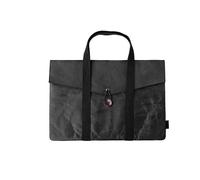 ROSEEONNE sacoche pc DuPont Paper A4 File Folder Document Holder 2 Pockets Portfolio Envelope Folder Case Storage With Waterproof 14inch sac homme(Svart)