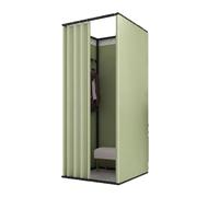 ROSEEONNE Salle d'essayage Cabine d'essayage carrée, Portable et temporaire, Compatible avec Les centres commerciaux, Les magasins et Les boutiques. Cabine d'essayages