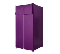 ROSEEONNE Salle d'essayage Cabine d'essayage Mobile Pliable for Magasin de vêtements, avec Rideau d'ombrage et branchement Cabine d'essayages(Lila,100 * 100 * 200cm)