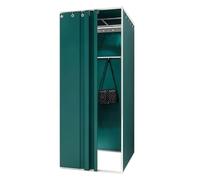 ROSEEONNE Salle d'essayage Cabine d'essayage Portable, temporaire et Pliable avec Rideau occultant, for Boutique ou Bureau de Centre Commercial Cabine d'essayages(Vert Une)