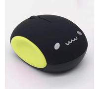 ROSEEONNE Souris Gamer Souris sans Fil Mignonne avec récepteur USB 2,4 GHz, Double Mode, clics Silencieux for Ordinateurs Portables et PC, avec Tapis de Souris sans Fil Souris(Groen,Smile)