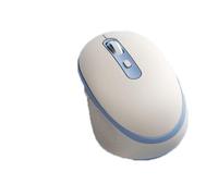 ROSEEONNE Souris Gamer Wireless Mouse with 2.4g USB Receiver 1600 Dpi Dual Mode Portable Computer Mouse for Laptops Pc Rechargeable sans Fil Souris(Blauw)