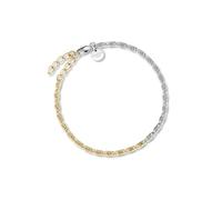 Rosefield Bijoux - Duotone Swirl Bracelet - Silber Gold Duo - JBDSG-J706