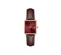 Rosefield Boxy XS Montre pour Femme en Cuir Marron 24mm