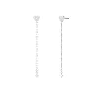 Rosefield Femme Acier Inoxydable Boucles D'oreilles Cœur Longues