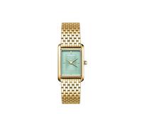 ROSEFIELD Heirloom Montre-bracelet pour femme en acier inoxydable ton or vert menthe 30.6 mm