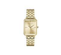 Rosefield Octagon Montre Femme - Bracelet Doré - Montre Femme avec Cadran Champagne - Acier Inoxydable - Résistante 3ATM - Luxe Élégant au Quotidien