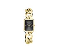 Montre Femme Rosefield Octagon Xs Chain Black Gold Jaune