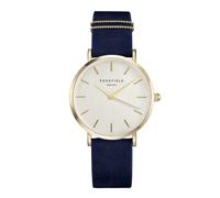 Rosefield West Village Montre Femme Analogique Quartz avec Bracelet Cuir WBUG-W70