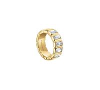 Rosefield Woman's Jewelry Octagon Ring Taille 50 en acier inoxydable plaqué or jaune 14K