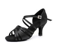 Rosefinch Chaussures de Danse Latine pour Femmes Nouveaux Styles Classiques Chaussures de Danse de Salon Salsa Chaussures de Danse de Pratique Professionnelle 5/7cm Talon 34-43EU