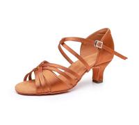 Rosefinch Chaussures de Danse Latine pour Femmes Nouveaux Styles Classiques Chaussures de Danse de Salon Salsa Chaussures de Danse de Pratique Professionnelle 5/7cm Talon 34-43EU