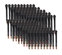 RoseFlower 2 en 1 pinceaux à paupières et à lèvres jetables 100pcs Brosse à lèvres jetable portable/Pinceau anti-cernes/Pinceau ombre à paupières pour appliquer uniformément sans perte # 3