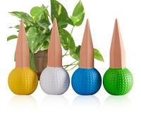 RoseFlower 4 Pack Arrosage Plante Interieur, Oyas a Planter Terre Cuite Extérieur, Ollas Terre Cuite, OYA Arrosage, Arrosage Jardinière, Pot en Terre Cuite#082