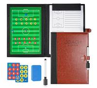 RoseFlower 48 x 32 CM Tableau Tactique Football, Entraîneur de Football Tableau Magnétique Stratégie de d'entraînement Portable pour Entraîner de Football Compétition