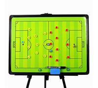 RoseFlower 60 x 45 CM Tableau Tactique Football, Entraîneur de Football Tableau Magnétique Stratégie de d'entraînement Portable pour Entraîner de Football Compétition