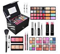 RoseFlower Coffret Maquillage Femme, kit de maquillage haut de gamme avec palette de fards à paupières, rouge à lèvres, brillant à lèvres, eye-liner, mascara, blush, coffret cadeau de maquillage