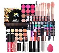 RoseFlower Coffret Maquillage Femme Makeup Kit avec Palette de Fard à Paupières Yeux Maquillage Cosmetics Palettes de Maquillage Professional Trousse de Maquillage