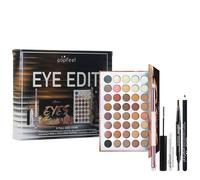 RoseFlower Coffret Maquillage Femme, Makeup Kit de Fard à Paupières Yeux Maquillage pour filles et femmes avec palette de fards à paupières mats pailletés, mascara, crayon à sourcil, eye-liner