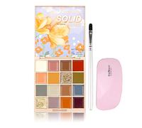 RoseFlower Gel Solide Ongle 16 Couleurs, Crème solide gel, Vernis à Ongles Solide, Palette de Vernis à Ongles en Gel Solide Semi Permanent pour Nail Art Salon/DIY, avec Pro Nail Brush et lumières#2
