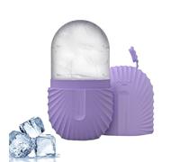 RoseFlower Rouleau à Glace, Ice Roller, Massage à Glace Visage, Bac à Glace pour Yeux, soins de la peau compresse de glace rétrécit les pores réduit les poches améliore l'élasticité de la peau#Violet