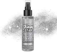 RoseFlower Spray Paillette Corps Cheveux Vetement, Hair Glitter Spray, Laque Pailletée Cheveux Poudre Paillette Corps Pour Visage, Cosmétique, Fête