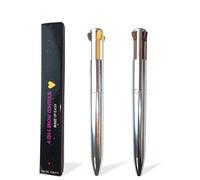 RoseFlower Stylo de maquillage Magical 4 en 1, Crayon Maquillage de Retouche, Eye-liner, Crayon à lèvres, Crayon à sourcils, Surligneur, Texture Mélangeable et Crémeuse