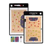 RoseFlower Tableau Football Tactique, Tableau Tactique Football Magnétique, Entraîneur Board avec Stylo Aimants, Tableau Stratégie Portable pour l'entraînement de Football et Les Compétitions