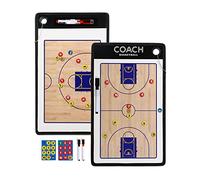 RoseFlower Tableau Tactique Basketball, Plaquette Entraineur Basket, Plaquette Basket Coach avec Stylo Aimants, Tableau Coach Basket Magnétique Entraîneur Board
