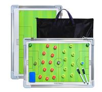 RoseFlower Tableau Tactique de Football, Entraîneur Magnétique Stratégie d'Entraînement Portable pour Compétition (Taille: 45 x 30 cm)