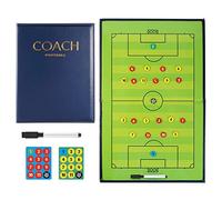 RoseFlower Tableau Tactique Football, Entraîneur de Football Tableau Magnétique Stratégie de d'entraînement Portable pour Entraîner de Football Compétition (Taille: 44cm x 32cm)