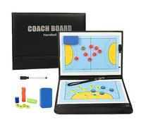 RoseFlower Tableau Tactique Handball, Tableau Magnétique Handball, Plaquette Handball Coach avec Stylo et Aimants, Plaquette Entraineur Handball Tableau Coach pour l'entraînement et Les Compétitions