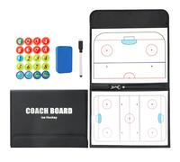 RoseFlower Tableau Tactique Hockey, Plaquette Entraineur Hockey, Plaquette Hockey Coach avec Stylo Aimants, Tableau Coach Hockey Magnétique Entraîneur Board