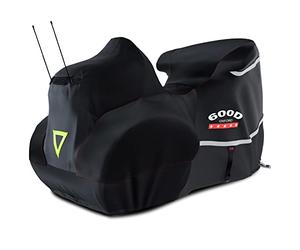 Rosefray Motorcycle Cover with Side+Top Box Heavy Duty 600D Waterproof for Touring Models Harley Davidson Ultra Limited,Road Glide Limited, Gold Wing,Road Master,Indoor & Outdoor Storage Black