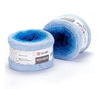 RoseGarden YarnArt Pelote de fil à gâteau 100 % coton Super Fino 250 g